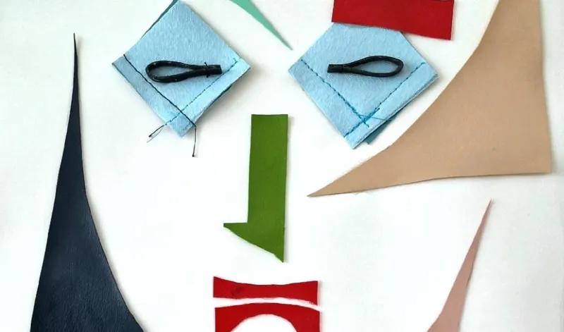 Collage danzanti con materiali di riciclo